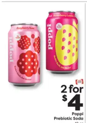 Weis Markets Poppi Prebiotic Soda offer