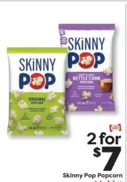 Weis Markets Skinny Pop Popcorn offer