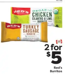 Weis Markets Red's Burritos offer