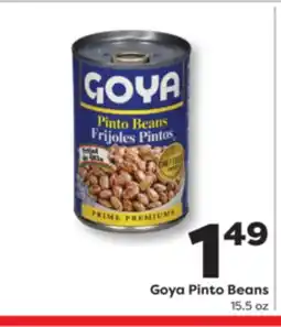 Weis Markets Goya Pinto Beans offer