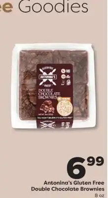 Weis Markets Goodies Antonina's Gluten Free Double Chocolate Brownies offer