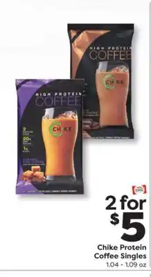 Weis Markets Chike Protein Coffee Singles offer