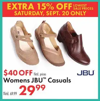 Boscov's Womens JBU Casuals offer
