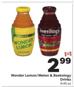 Weis Markets Wonder Lemon/Melon & Beetology Drinks offer