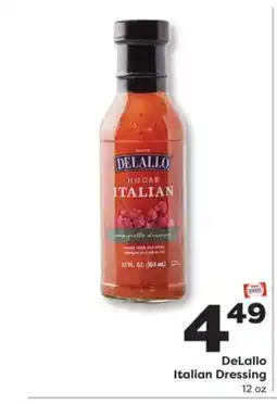 Weis Markets DeLallo Italian Dressing offer