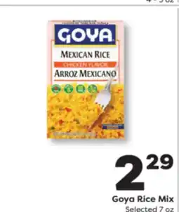 Weis Markets Goya Rice Mix offer