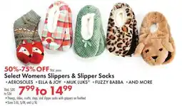 Boscov's Select Womens Slippers & Slipper Socks offer