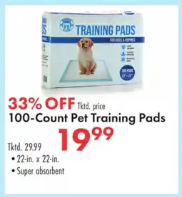Boscov's 100-Count Pet Training Pads offer