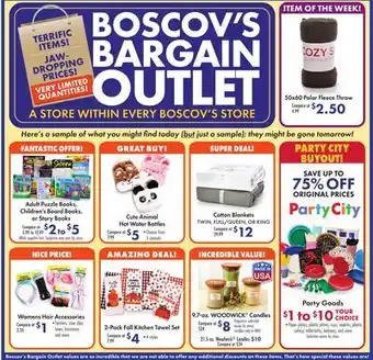 Boscov's BOSCOV'S BARGAIN OUTLET offer