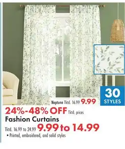 Boscov's Fashion Curtains Neptune offer