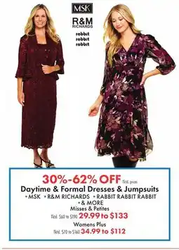 Boscov's Daytime & Formal Dresses & Jumpsuits offer