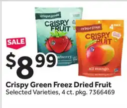 Stop&Shop Crispy Green Freez Dried Fruit offer