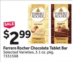 Stop&Shop Ferrero Rocher Chocolate Tablet Bar offer