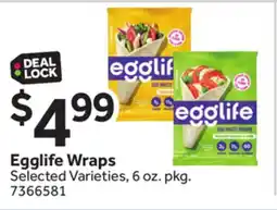 Stop&Shop Egglife Wraps offer