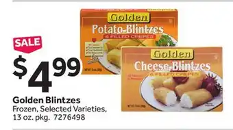 Stop&Shop Golden Blintzes offer