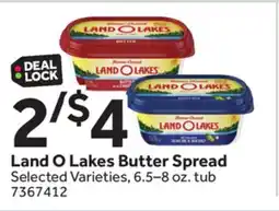Stop&Shop Land O Lakes Butter Spread offer