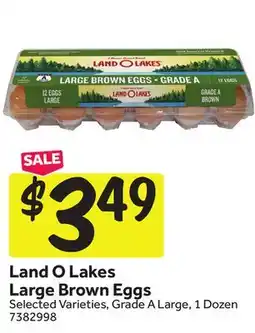 Stop&Shop Land O Lakes Large Brown Eggs offer