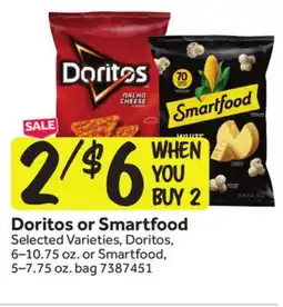 Stop&Shop Doritos or Smartfood offer