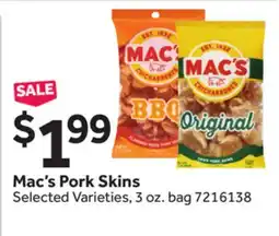 Stop&Shop Mac's Pork Skins offer