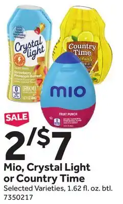 Stop&Shop Mio, Crystal Light or Country Time offer