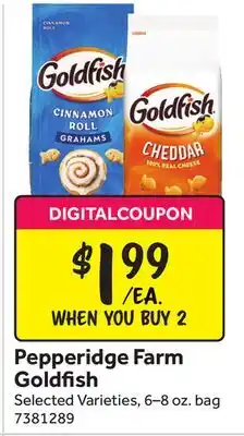 Stop&Shop Pepperidge Farm Goldfish offer