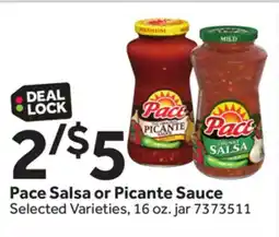Stop&Shop Pace Salsa or Picante Sauce offer