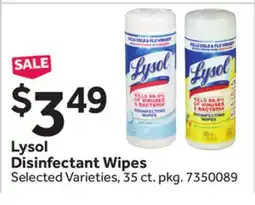 Stop&Shop Lysol Disinfectant Wipes offer