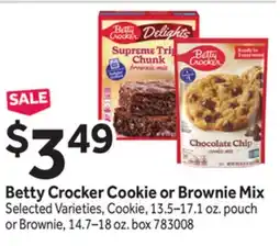 Stop&Shop Betty Crocker Cookie or Brownie Mix offer