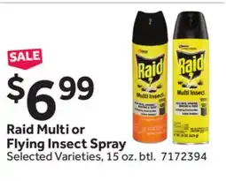 Stop&Shop Raid Multi or Flying Insect Spray offer