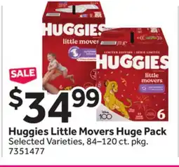 Stop&Shop Huggies Little Movers Huge Pack offer