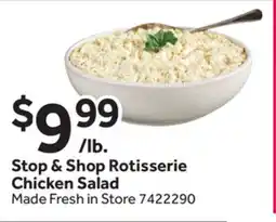 Stop&Shop Stop & Shop Rotisserie Chicken Salad offer