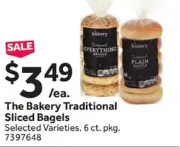Stop&Shop The Bakery Traditional Sliced Bagels offer