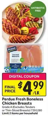 Stop&Shop Perdue Fresh Boneless Chicken Breasts offer