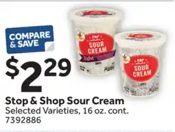 Stop&Shop Stop & Shop Sour Cream offer