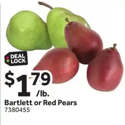 Stop&Shop Bartlett or Red Pears offer