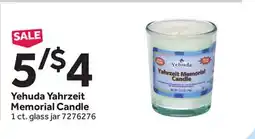 Stop&Shop Yehuda Yahrzeit Memorial Candle offer