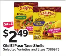 Stop&Shop Old El Paso Taco Shells offer