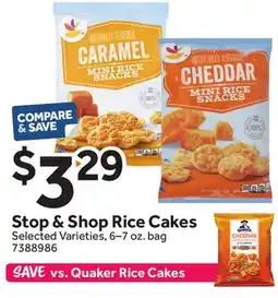 Stop&Shop Quaker Rice Cakes Stop & Shop Rice Cakes offer