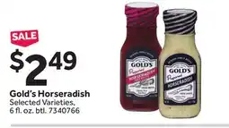 Stop&Shop Gold's Horseradish offer