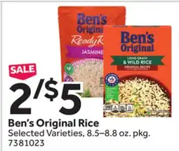 Stop&Shop Ben's Original Rice offer