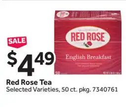 Stop&Shop Red Rose Tea offer