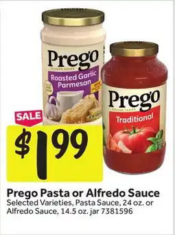Stop&Shop Prego Pasta or Alfredo Sauce offer