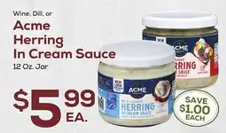 DeCicco & Sons Acme Herring In Cream Sauce offer