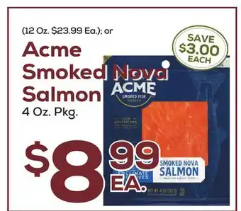 DeCicco & Sons Acme Smoked Nova Salmon offer