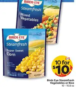 Weis Markets Birds Eye Steamfresh Vegetables or Rice offer