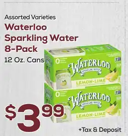 DeCicco & Sons Waterloo Sparkling Water 8-Pack offer
