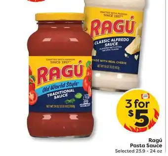 Weis Markets Ragú Pasta Sauce offer
