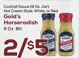 DeCicco & Sons Gold's Horseradish 6 Oz. Btl offer