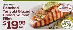 DeCicco & Sons Poached, Teriyaki Glazed, or Grilled Salmon Fillet offer