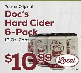 DeCicco & Sons Doc's Hard Cider 6-Pack offer